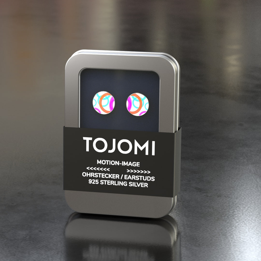 Ohrstecker mit Motion-Image "Ringe"