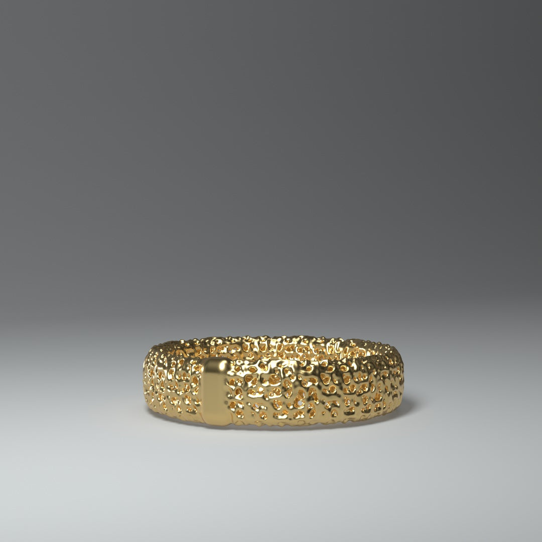Ring "coral" 14K Gelbgold - TOJOMI