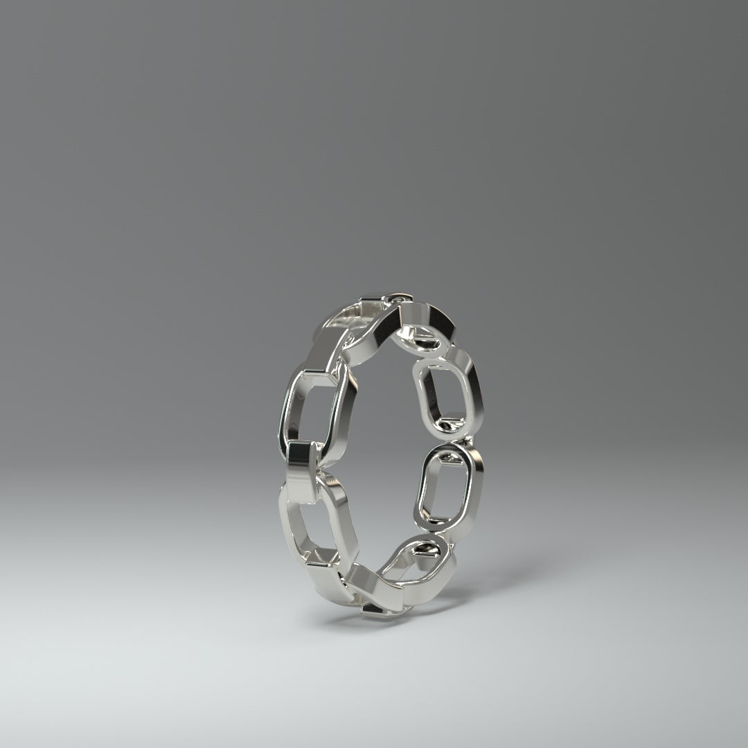 Schmaler Silberring | KETTENGLIEDER