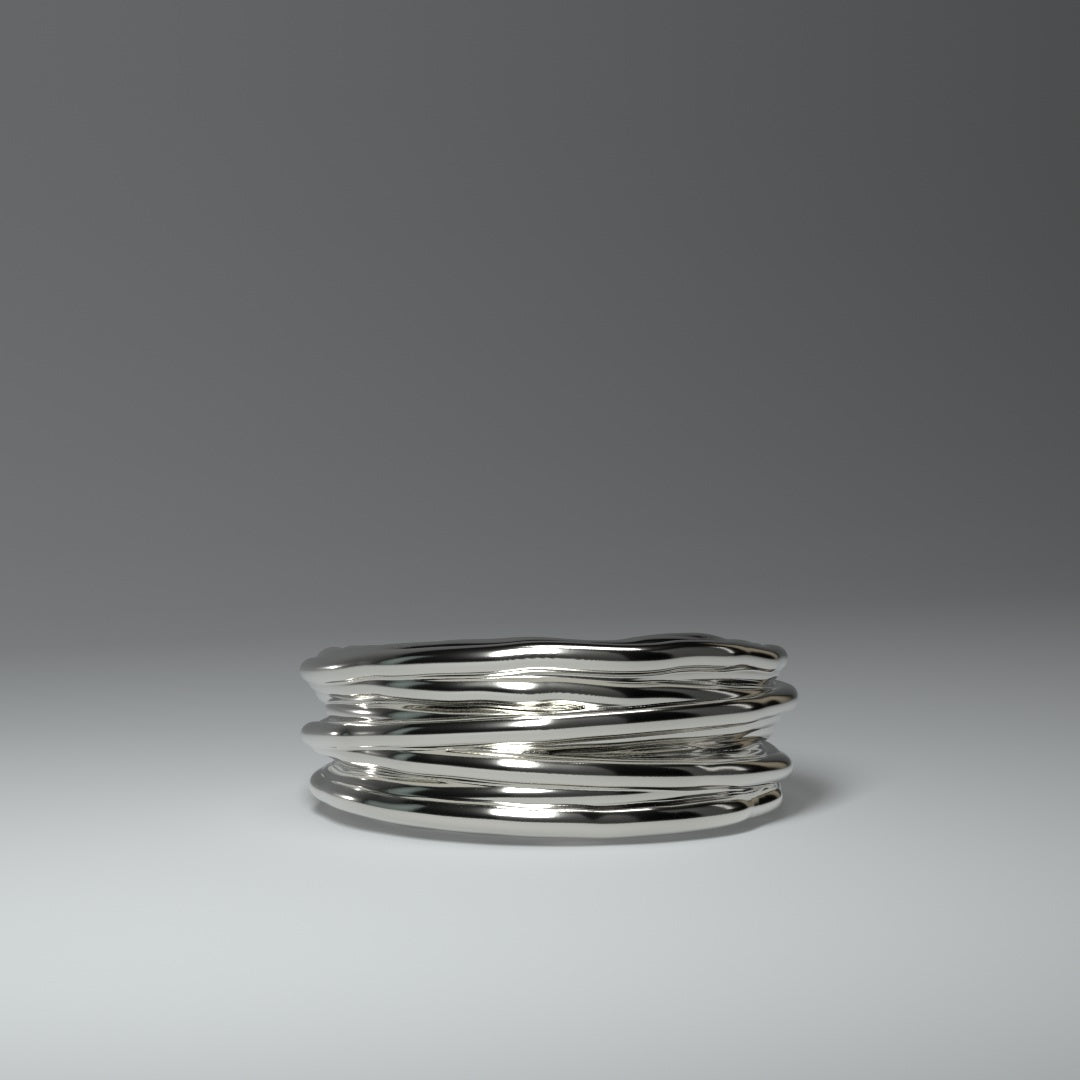 Bague en argent | FIL ENROULÉ