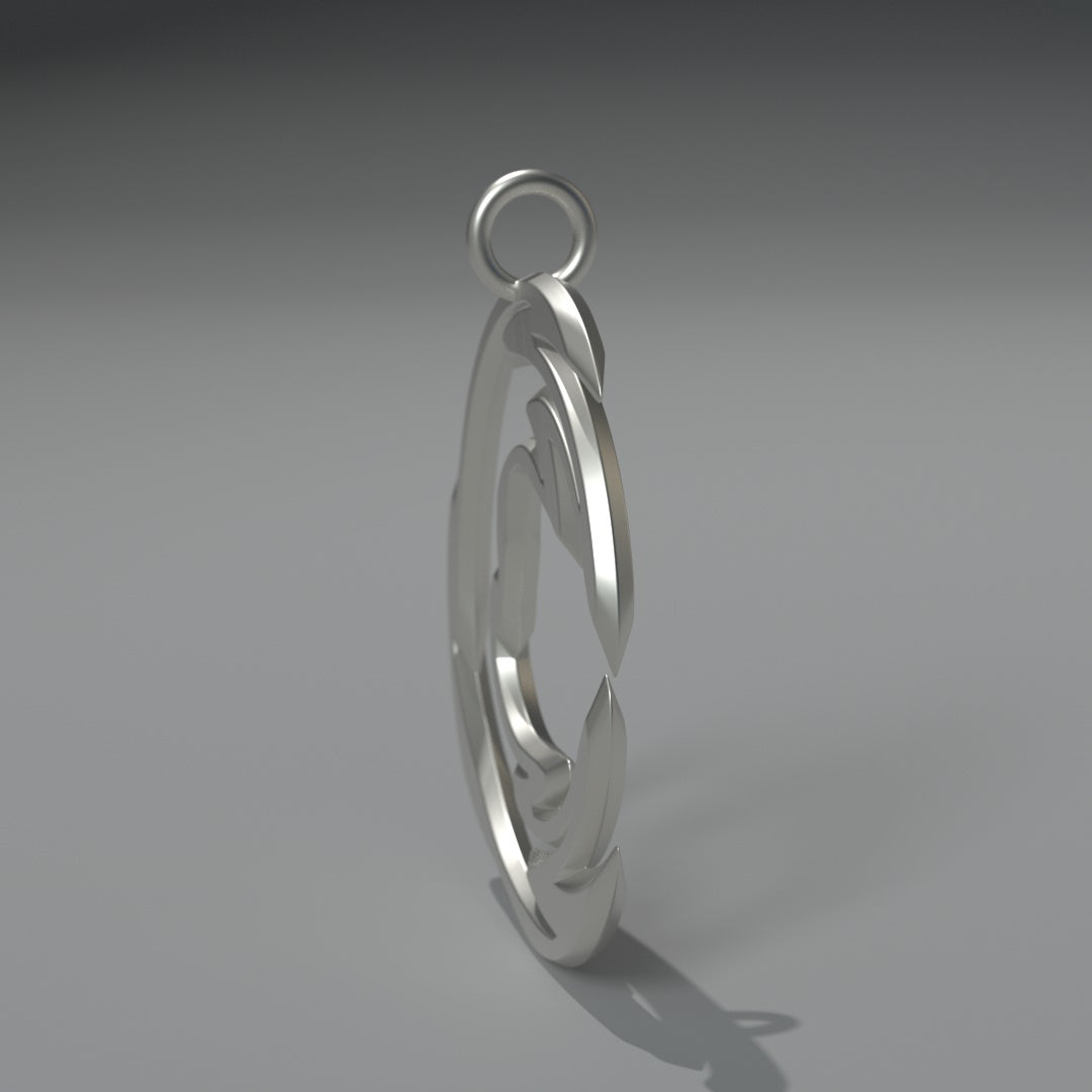 Colgante "envoltura abstracta"