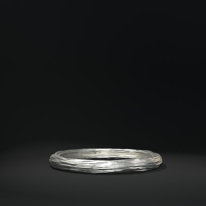 Colgante "anillo grande con pliegues y arrugas"