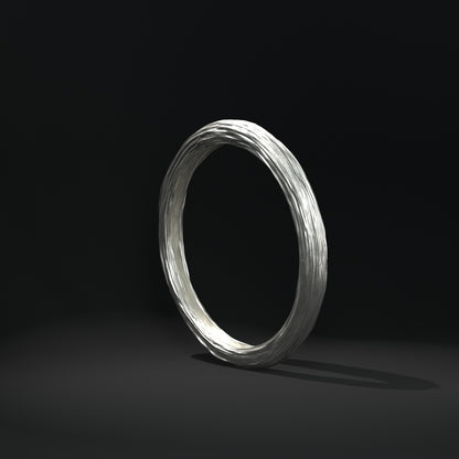 Colgante "anillo grande con pliegues y arrugas"