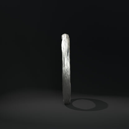 Colgante "anillo grande con pliegues y arrugas"