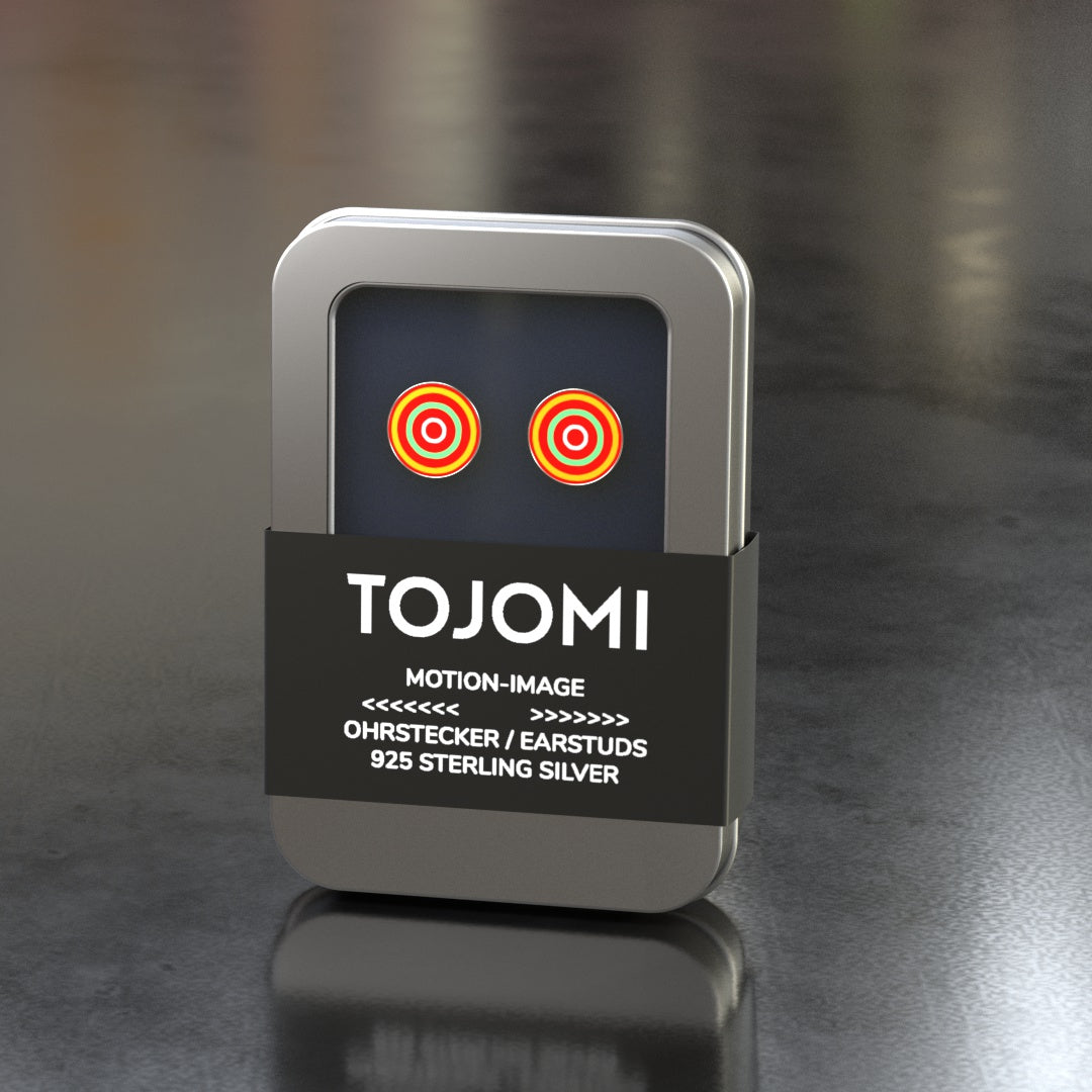 Ohrstecker mit Motion-Image "Target"