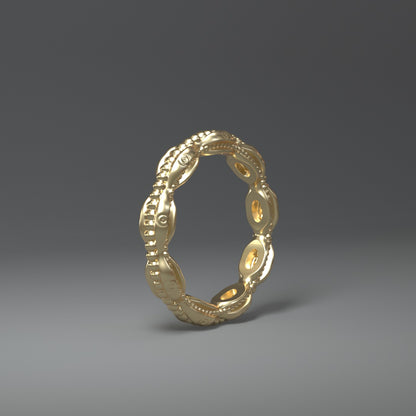 Ring "New Barock" 14 Karat Gold (585) - TOJOMI