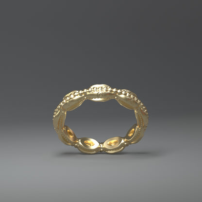 Ring "New Barock" 14 Karat Gold (585) - TOJOMI
