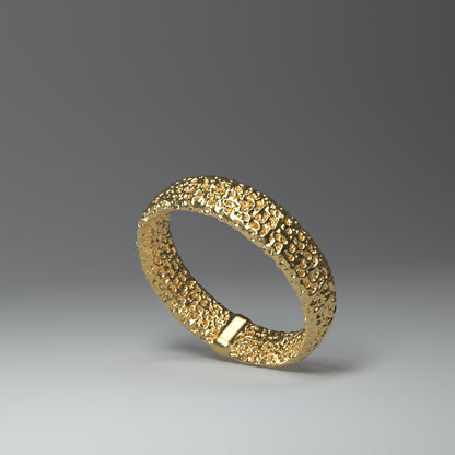 Ring "coral" 14K Gelbgold - TOJOMI