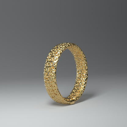 Ring "coral" 14K Gelbgold - TOJOMI