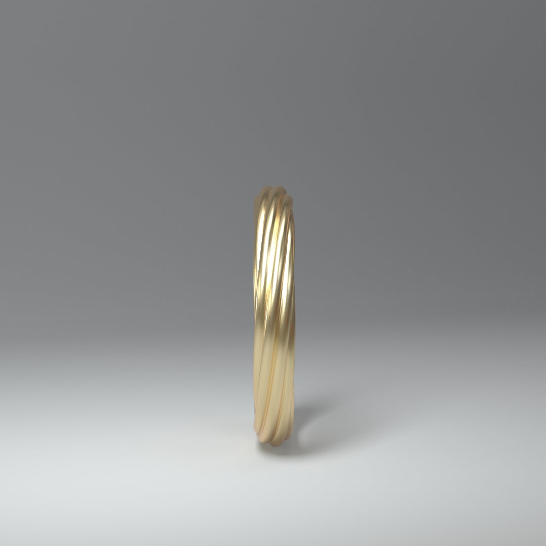 Ring "infinity rings" 14 Karat Gold - TOJOMI