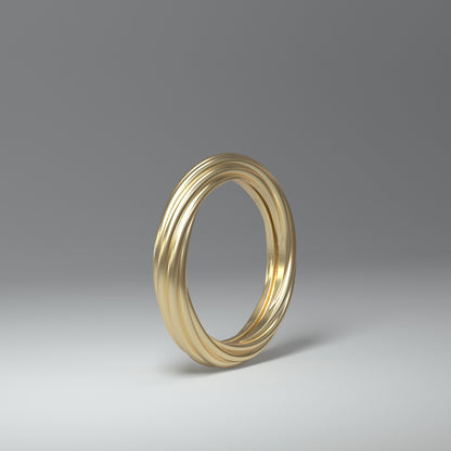 Ring "infinity rings" 14 Karat Gold - TOJOMI