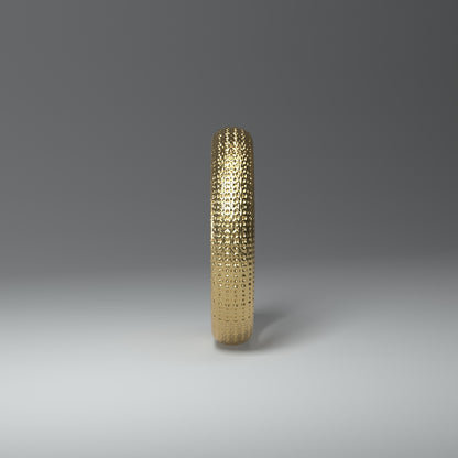 Narrow gold ring 14 carat yellow gold | MICROMESH