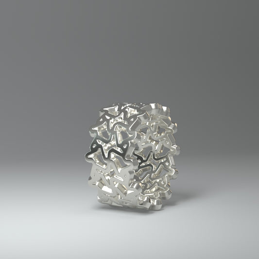 Silver band ring | ABSTRACT