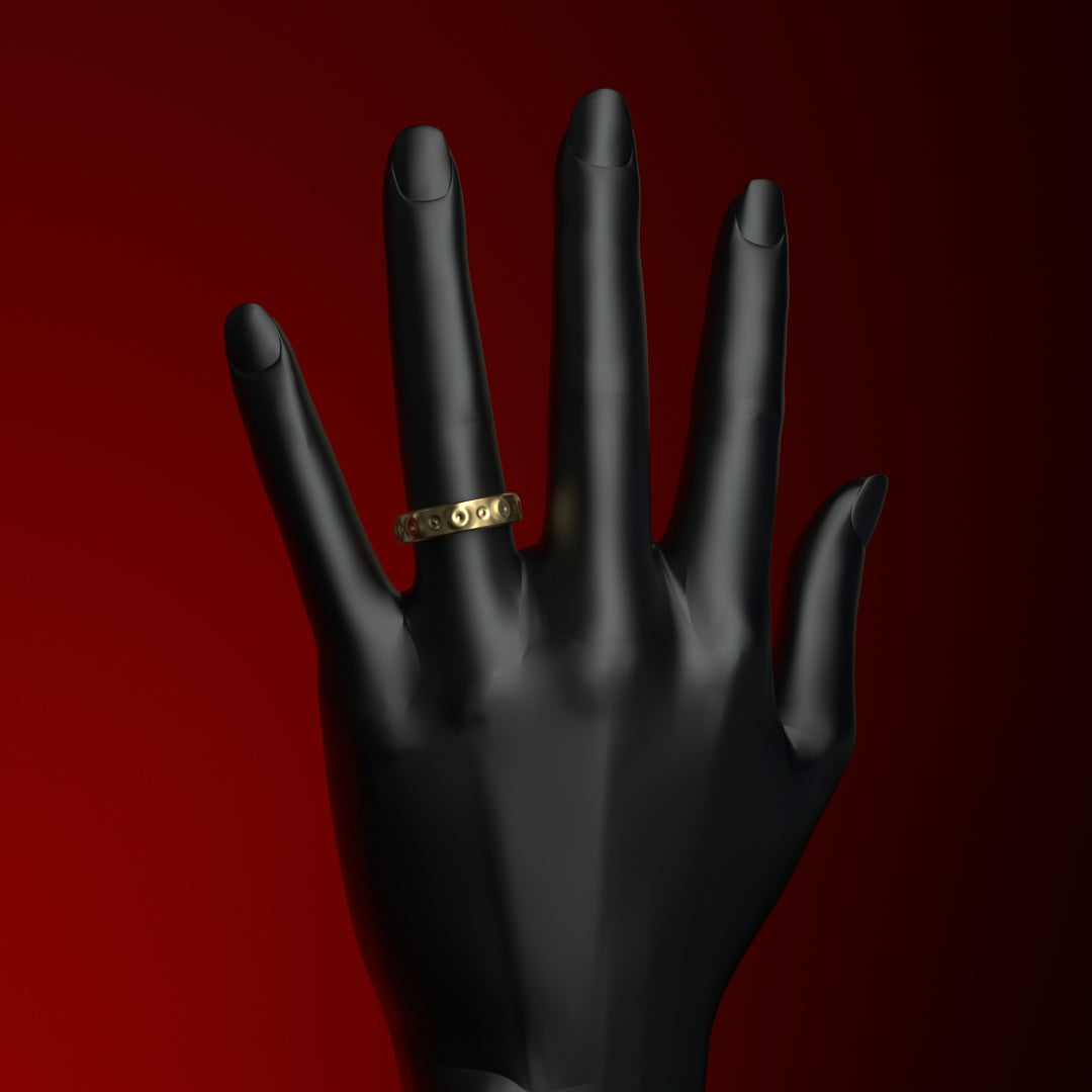  Bague en or | ONDES CIRCULAIRES