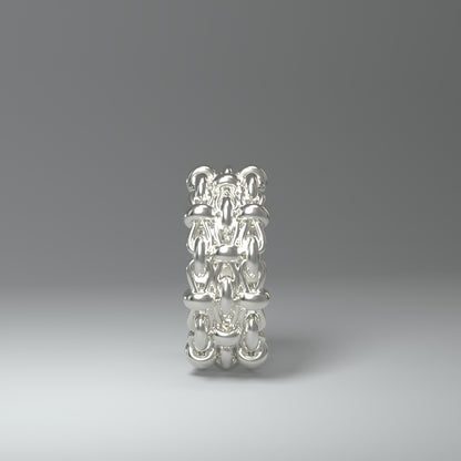 Bandring Silber | FLECHTWERK