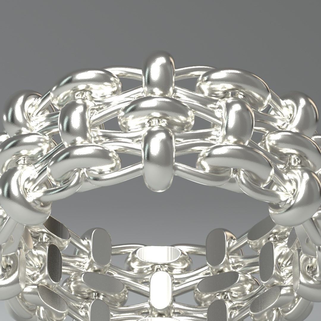 Bandring Silber | FLECHTWERK