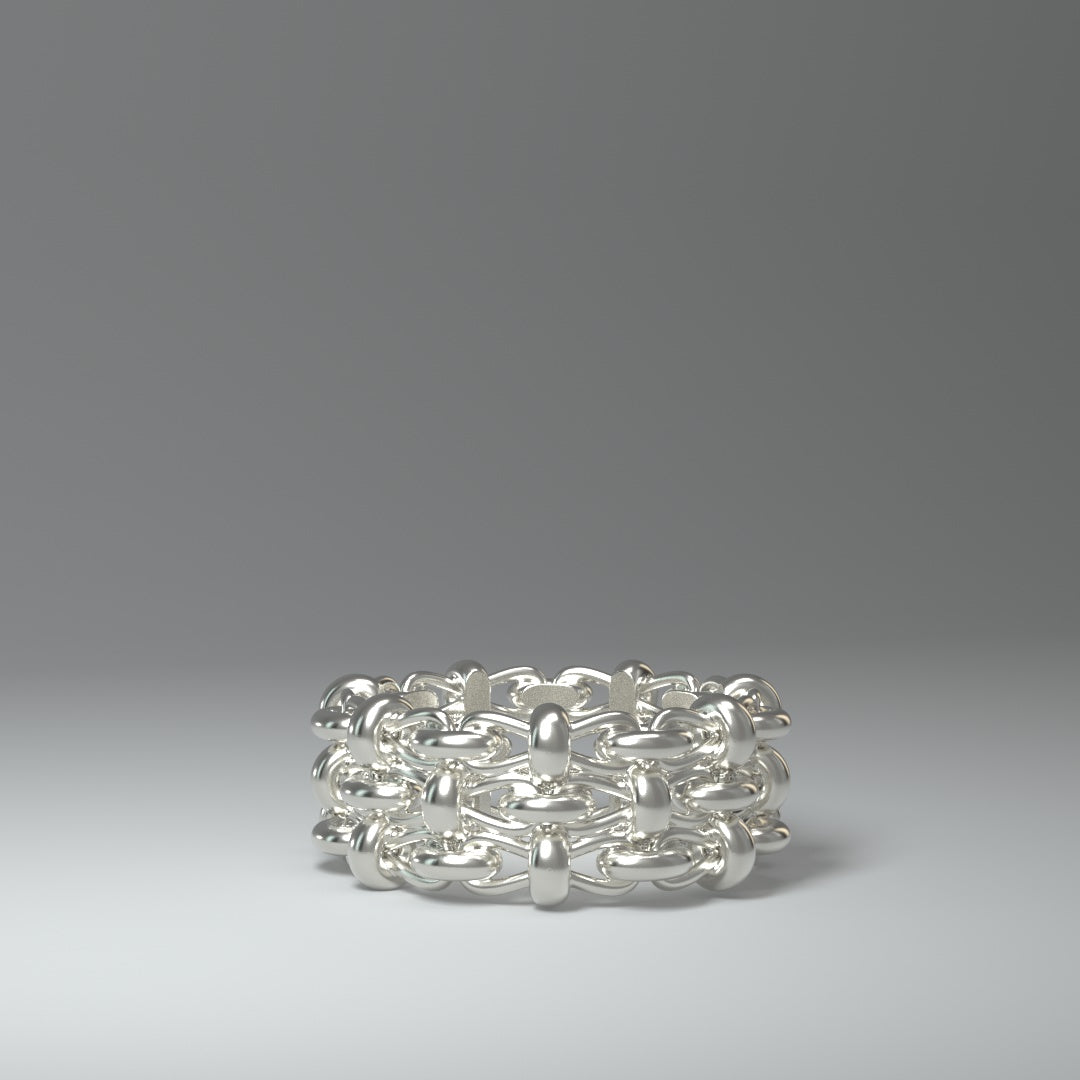Bandring Silber | FLECHTWERK