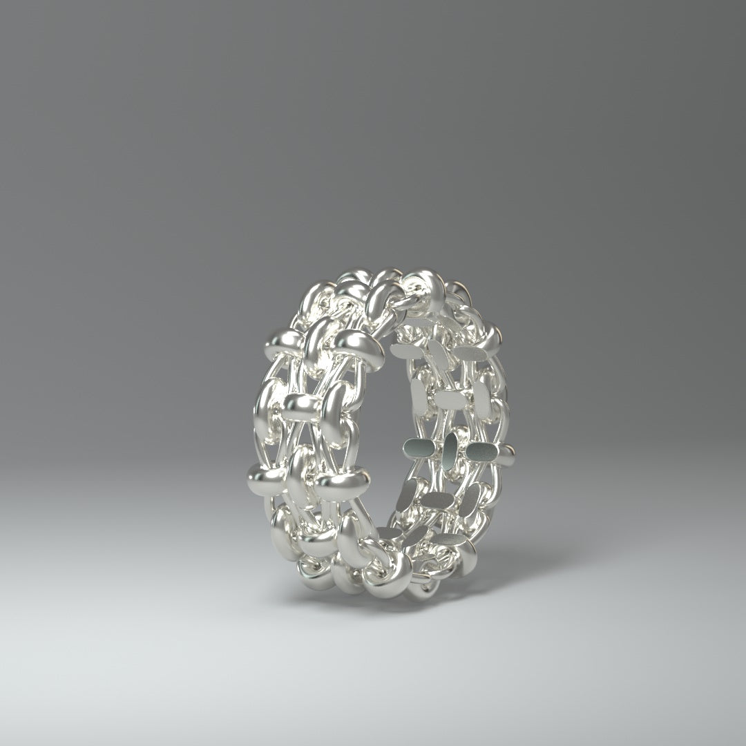 Bandring Silber | FLECHTWERK