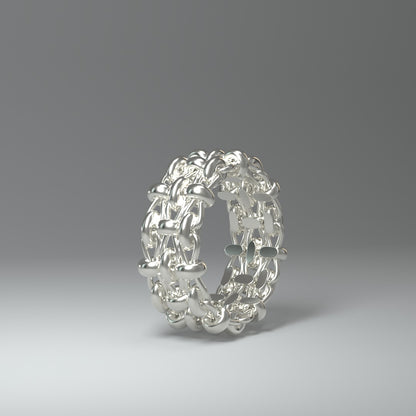 Bandring Silber | FLECHTWERK