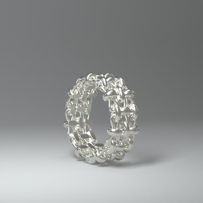 Bandring Silber | FLECHTWERK