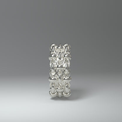 Bandring Silber | FLECHTWERK