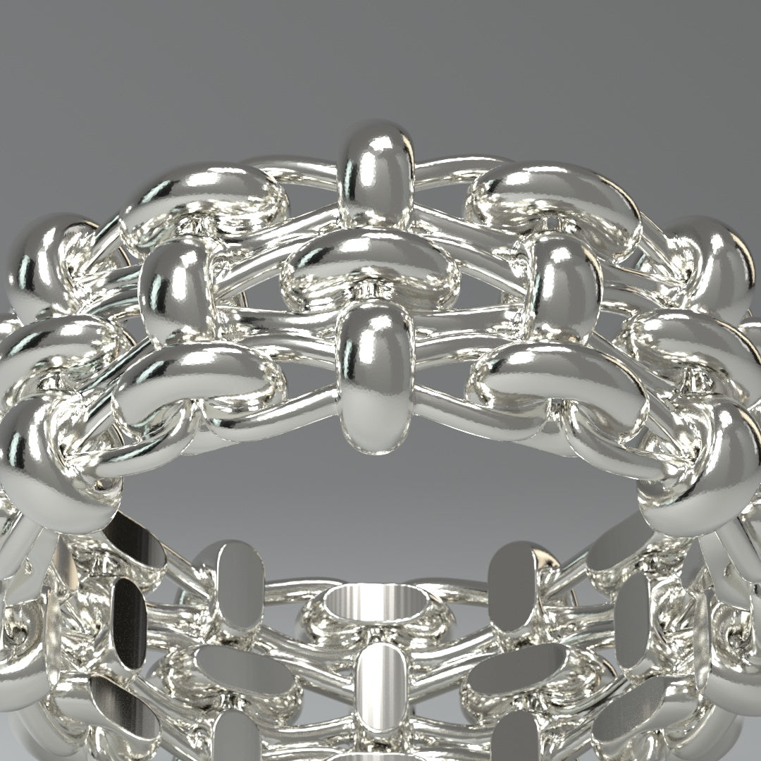 Bandring Silber | FLECHTWERK