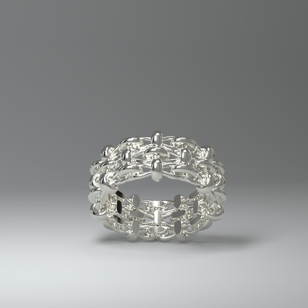 Bandring Silber | FLECHTWERK