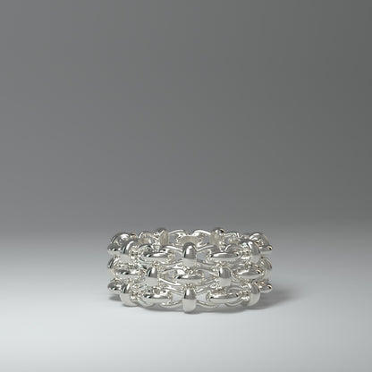 Bandring Silber | FLECHTWERK