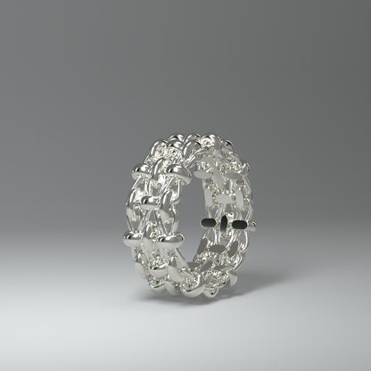 Bandring Silber | FLECHTWERK