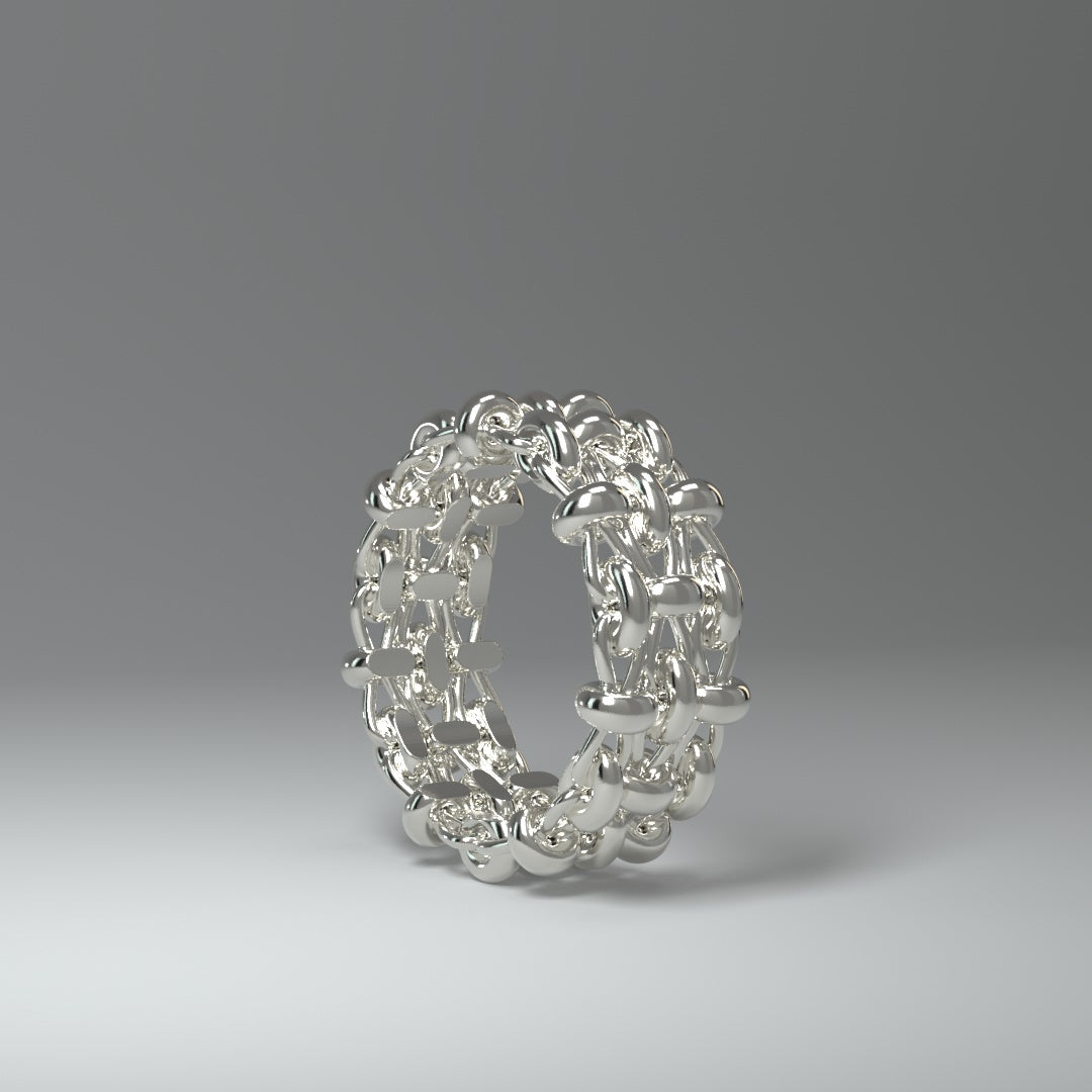 Bandring Silber | FLECHTWERK