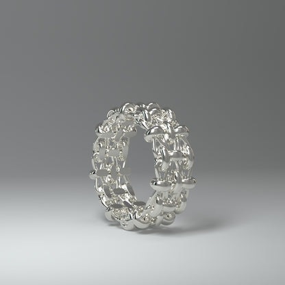 Bandring Silber | FLECHTWERK