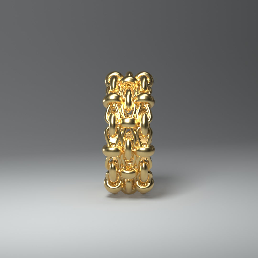Goldring 14 Karat Gelbgold | FLECHTWERK
