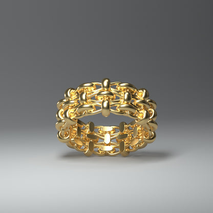 Goldring 14 Karat Gelbgold | FLECHTWERK