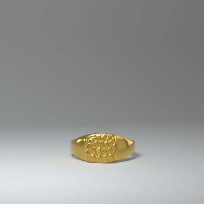 Siegelring CROC vergoldet