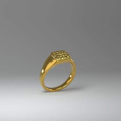 Siegelring CROC vergoldet