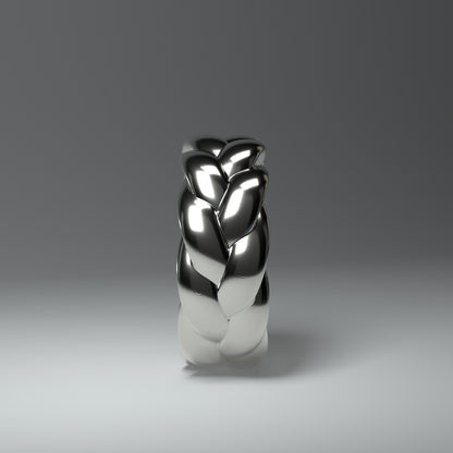 Silver ring | BRAIDED