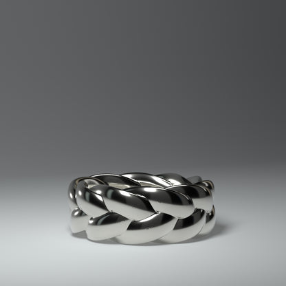 Silver ring | BRAIDED