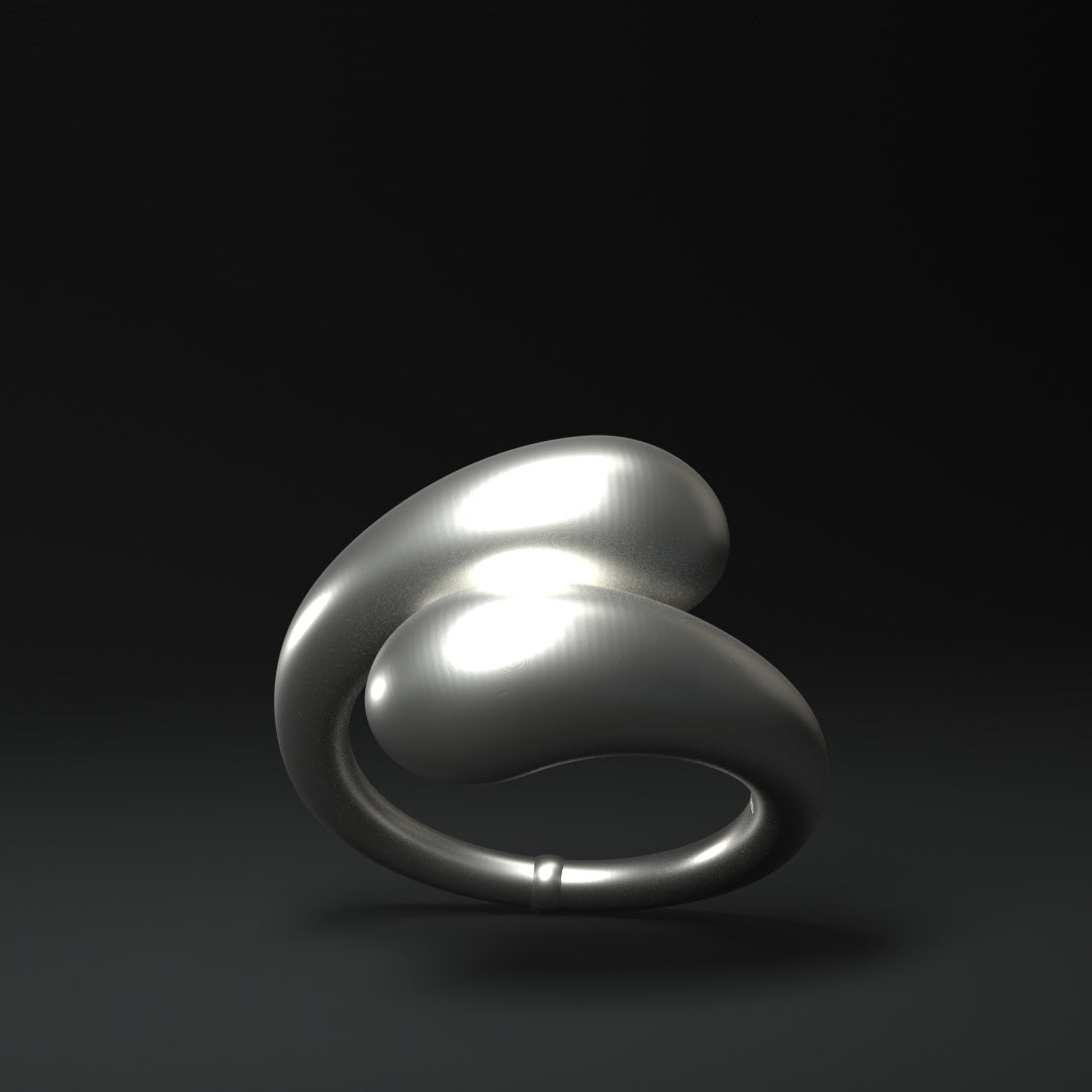 Silberring | HELIX DROPS