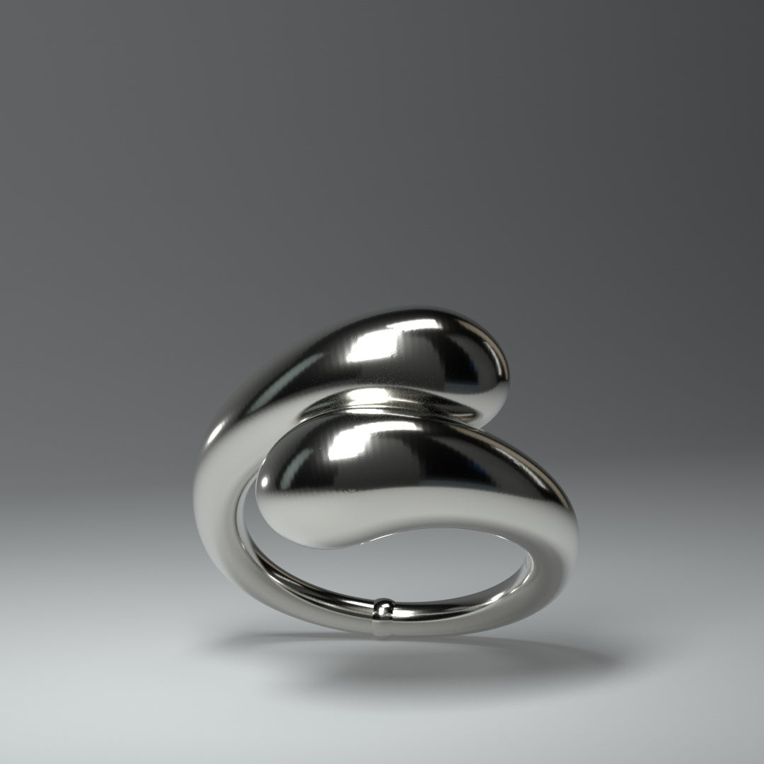 Silberring | HELIX DROPS