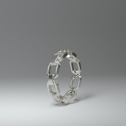 Schmaler Silberring | KETTENGLIEDER