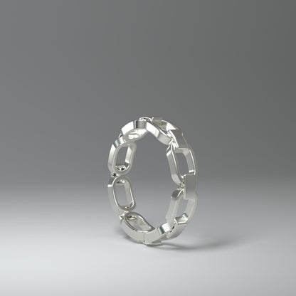 Schmaler Silberring | KETTENGLIEDER