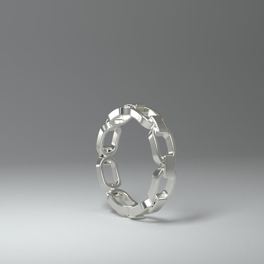 Schmaler Silberring | KETTENGLIEDER