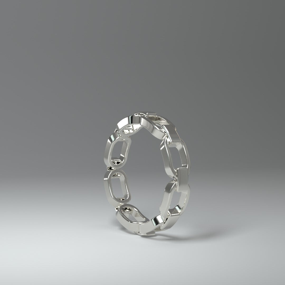 Schmaler Silberring | KETTENGLIEDER