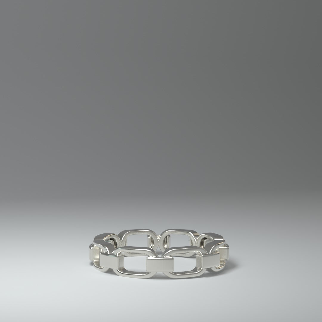 Schmaler Silberring | KETTENGLIEDER