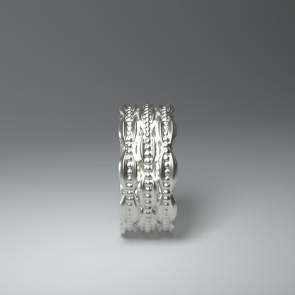 Breiter Silberring  | BAROQUEN TRIPLE