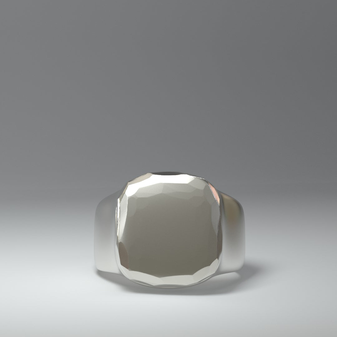 Siegelring silber | SQUARE & ROUGH