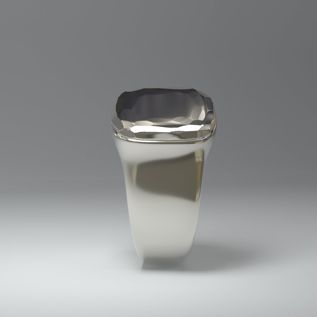 Siegelring silber | SQUARE & ROUGH