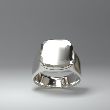 Siegelring silber | SQUARE & ROUGH