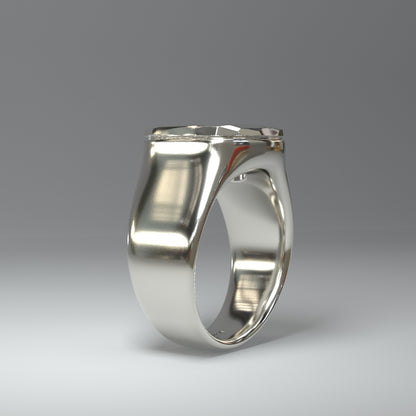 Siegelring silber | SQUARE & ROUGH