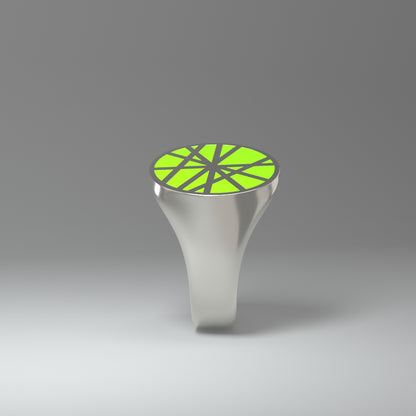 Anello con sigillo rotondo | Eptogramma